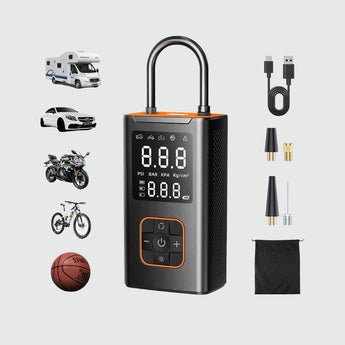 Portable Digital Tyre Pump for E-Bikes, Scooters & Cars - Inner City Scooters - Pump ireland