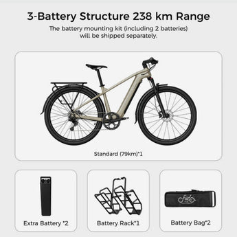 Fiido Nomads Touring E - Bike - Inner City Scooters - Electric Bikes ireland