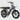 Velopro M9 Electric Bike in black, front three-quarter view - Inner City Scooters Dublin