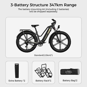 Fiido Titan Fat Tire Touring E - Bike - Inner City Scooters - Electric Bikes ireland